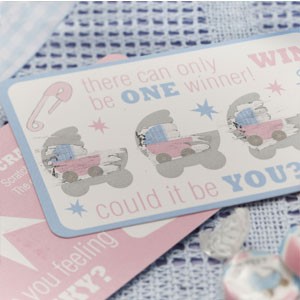 TF Baby shower scatch Card Game