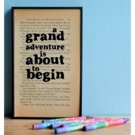 'A Grand Adventure' - Winnie-The-Pooh Pregnancy Wall Art Gift