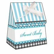 Sweet Baby Feet Blue - Baby Shower Favour Bags