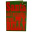 Santa Belly Christmas Card