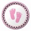 Sweet Baby Feet Pink - Babyshower Lunch Plates