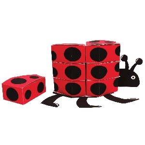 Ladybird Fancy Baby Shower Centrepiece Favour Boxes.