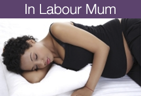 In labour mum